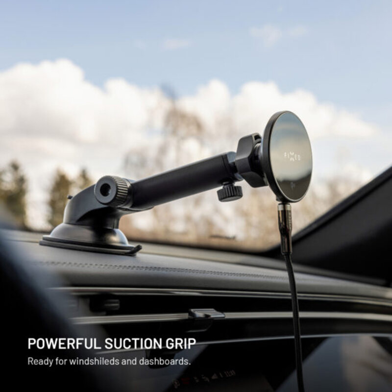 Suport telefon auto MagSafe 15W, Qi2 Fixed, FIXMRO2-XL-BK