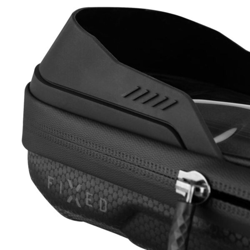 Suport, husa telefon pentru bicicleta cu fermoar Fixed, FIXBIB2-BK