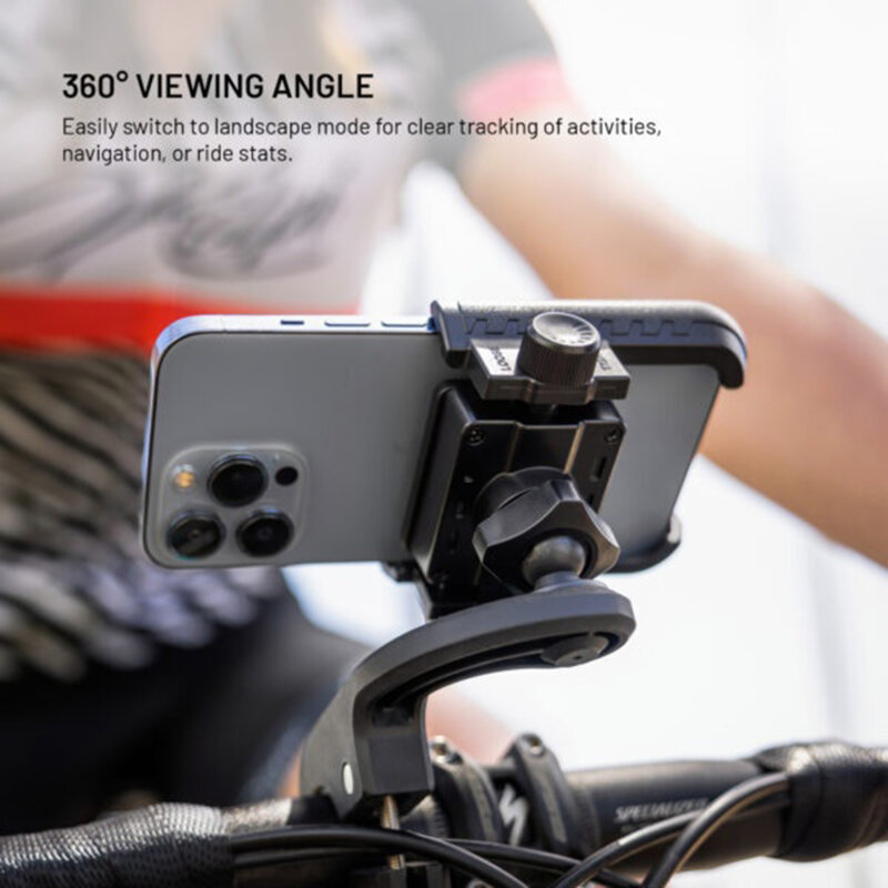 Suport bicicleta pentru telefon, universal Fixed, FIXBIPV-BK