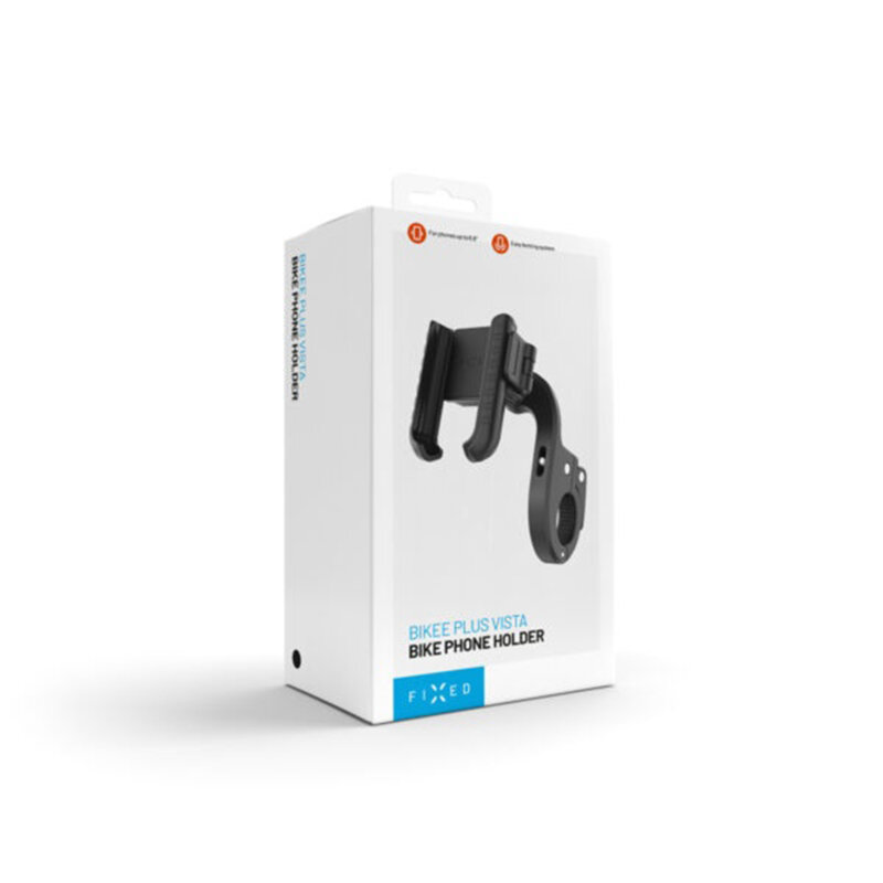 Suport bicicleta pentru telefon, universal Fixed, FIXBIPV-BK