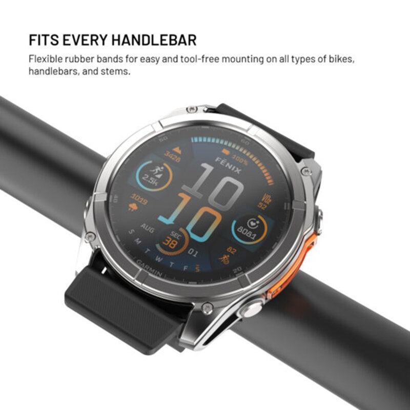 Suport Garmin 22mm, Gramin Edge pentru bicicleta Fixed, FIXDFG-22-BK