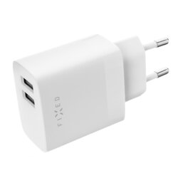 Incarcator priza USB 2in1 Fixed, 17W, alb, FIXC17N-2U-WH