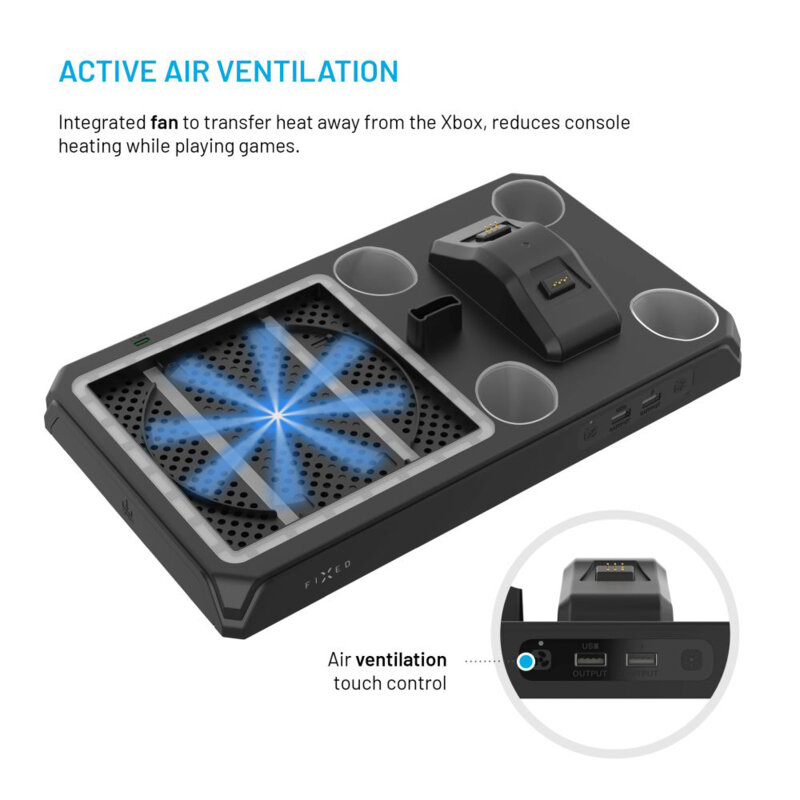 Statie multifunctionala controller Xbox, Fixed FIXXB-MCS-BK
