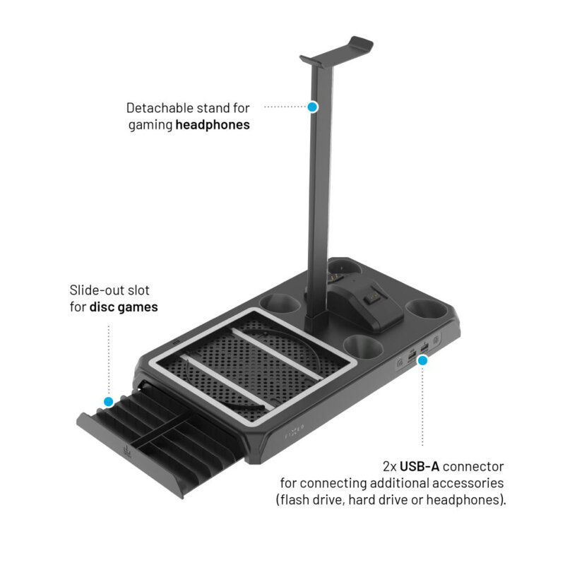 Statie multifunctionala controller Xbox, Fixed FIXXB-MCS-BK