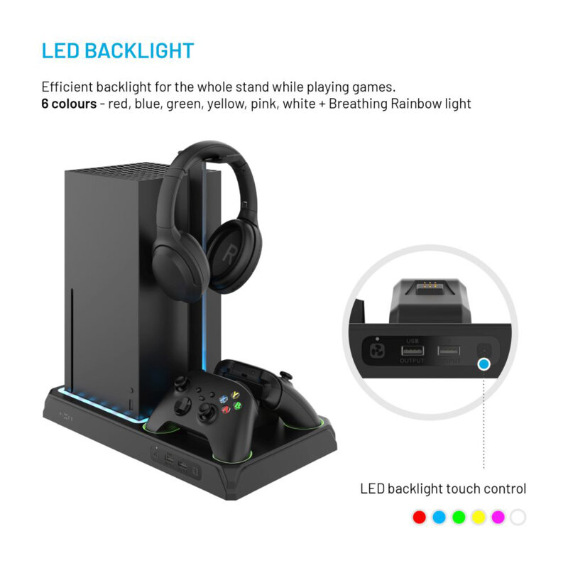 Statie multifunctionala controller Xbox, Fixed FIXXB-MCS-BK