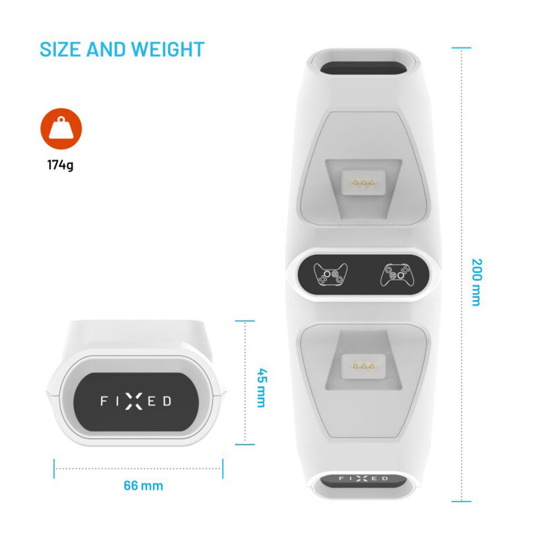 Statie incarcare controller Xbox Series Fixed, FIXXB-DCC-WH