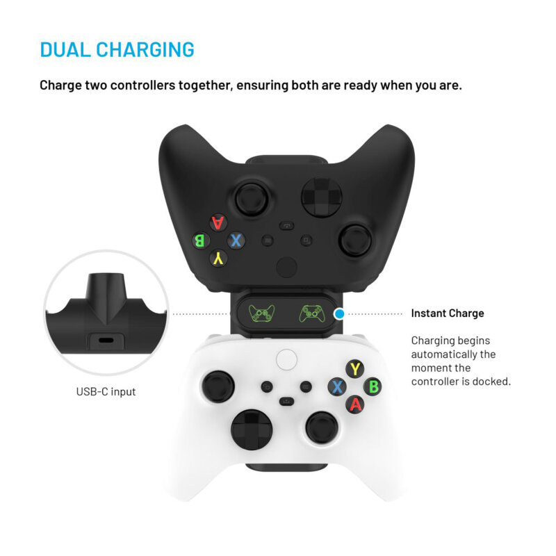 Statie incarcare controller Xbox Series Fixed, FIXXB-DCC-BK