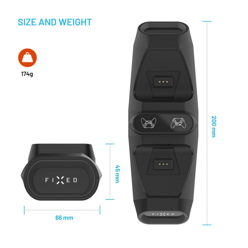 Statie incarcare controller Xbox Series Fixed, FIXXB-DCC-BK
