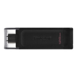 Stick Type-C 128GB Kingston DataTraveler 70, negru, DT70/128GB