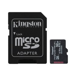 Card MicroSDHC 32GB cu adaptor SD Kingston Industrial, SDCIT2/32GB