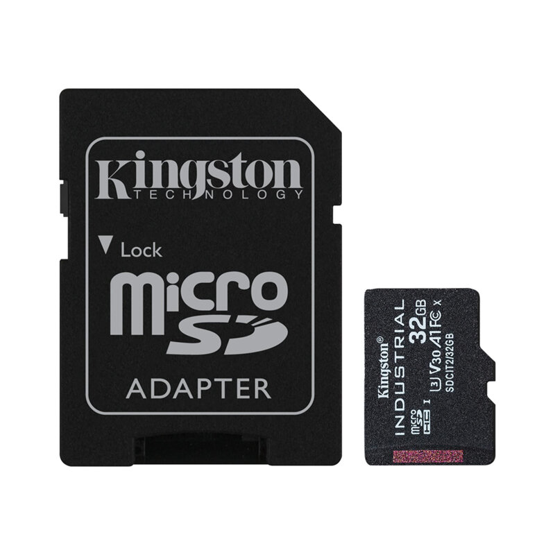 Card MicroSDHC 32GB cu adaptor SD Kingston Industrial, SDCIT2/32GB