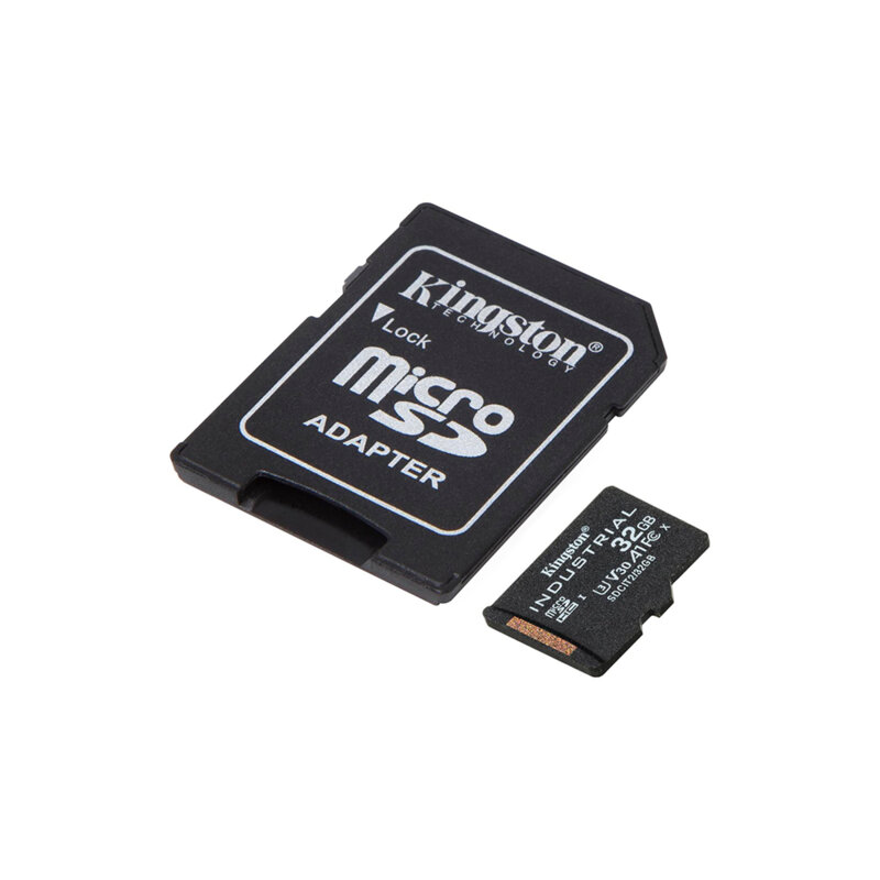 Card MicroSDHC 32GB cu adaptor SD Kingston Industrial, SDCIT2/32GB