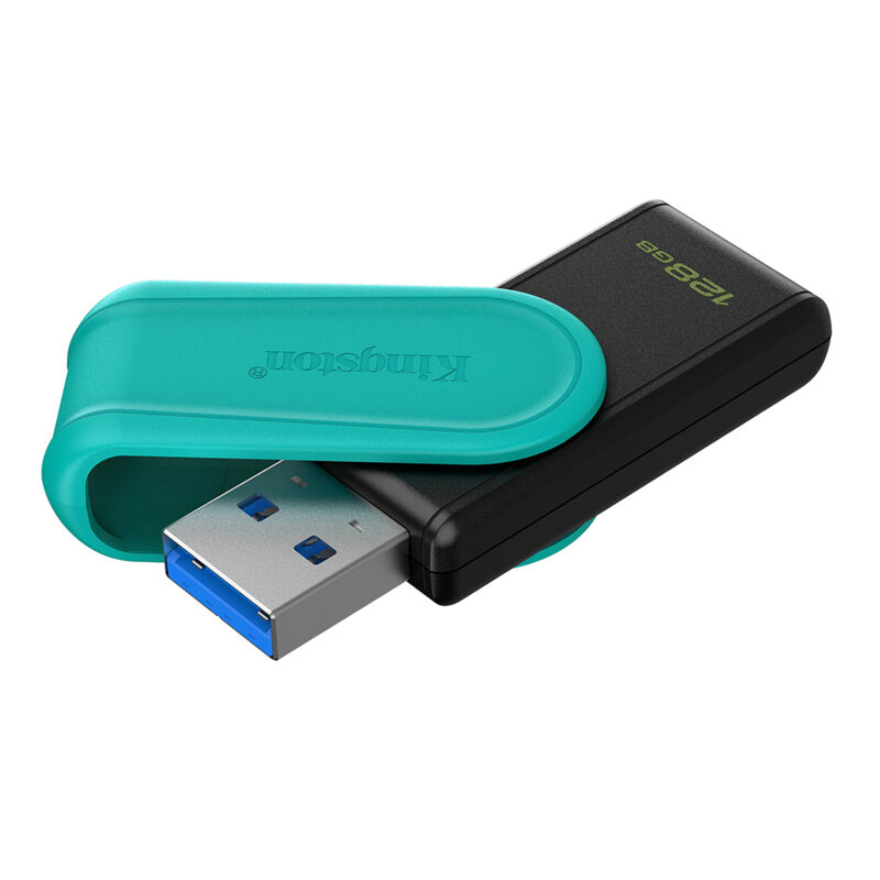 Stick USB 128GB Kingston DataTraveler Exodia S, negru/turcoaz, DTXS/128GB