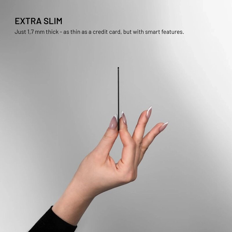 Dispozitiv inteligent cu localizare GPS Fixed Tag Card 2, 156mAh, bleu