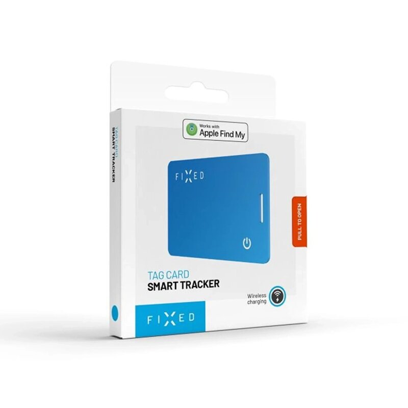 Dispozitiv inteligent cu localizare GPS Fixed Tag Card 2, 156mAh, bleu