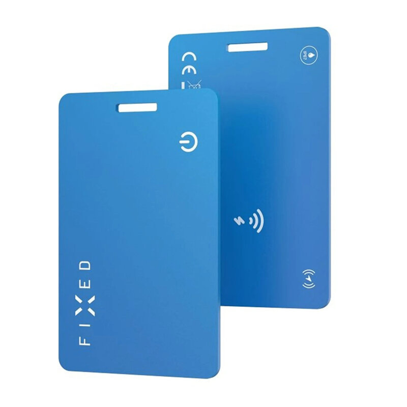 Dispozitiv inteligent cu localizare GPS Fixed Tag Card 2, 156mAh, bleu