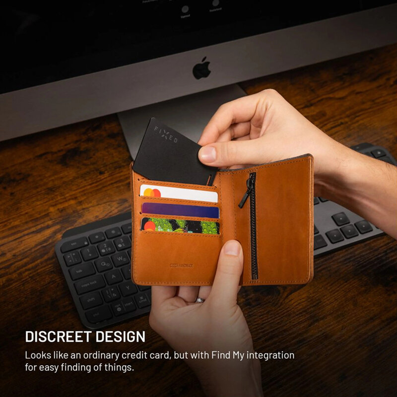 Dispozitiv inteligent cu localizare GPS Fixed Tag Card 2, 156mAh, negru