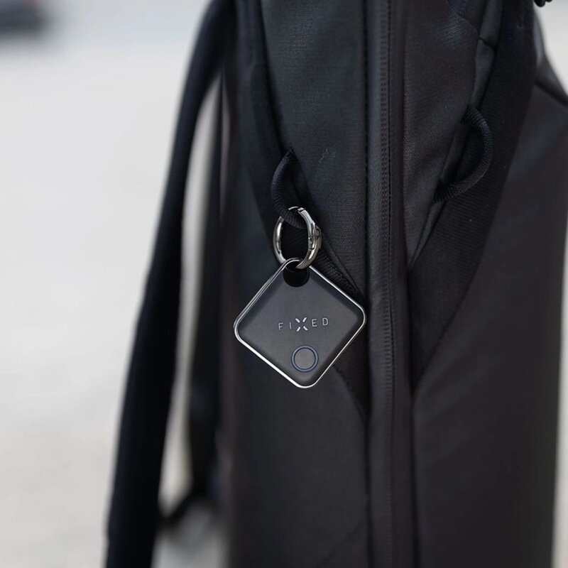 [Pachet 2x] Breloc inteligent cu localizare GPS Fixed, alb si negru