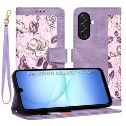 Husa personalizata fete Samsung Galaxy A17 4G Techsuit FlipCraft, mov