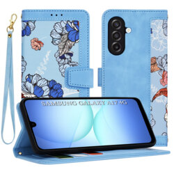 Husa personalizata fete Samsung Galaxy A17 4G Techsuit FlipCraft, bleu