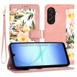 Husa personalizata fete Samsung Galaxy A17 4G Techsuit FlipCraft, roz