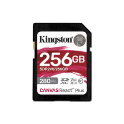 Card memorie 256GB Kingston Canvas React Plus, SDR2V6/256GB