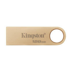 Stick USB 128GB premium Kingston, 220MB/s, auriu, DTSE9G3/128GB
