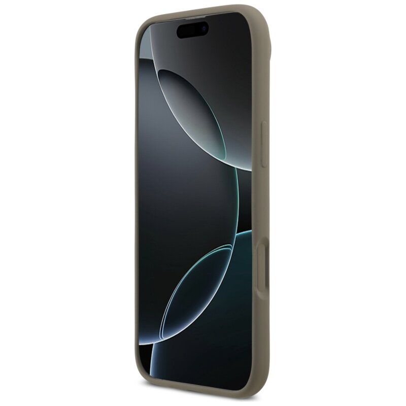 Husa Guess iPhone 17 Air Silicone Big 4G Script, maro, GUHCP17MSC4GSMW