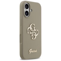 Husa Guess iPhone 17 Silicone Big 4G Script, maro, GUHCP17SSC4GSMW