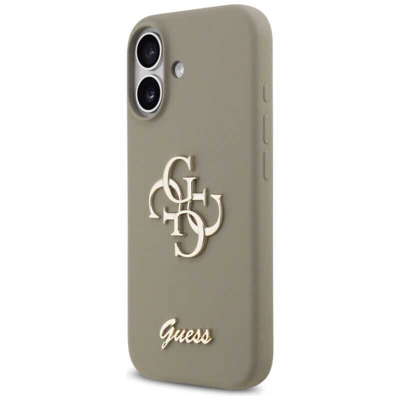 Husa Guess iPhone 17 Silicone Big 4G Script, maro, GUHCP17SSC4GSMW