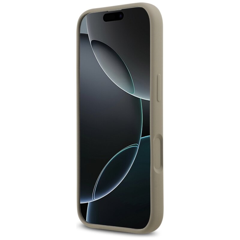 Husa Guess iPhone 17 Silicone Big 4G Script, maro, GUHCP17SSC4GSMW