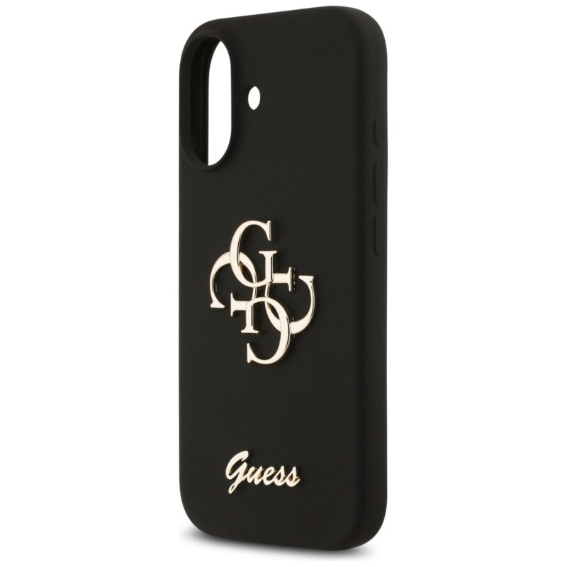 Husa Guess iPhone 17 Silicone Big 4G Script, negru, GUHCP17SSC4GSMK