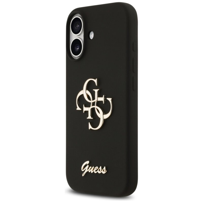 Husa Guess iPhone 17 Silicone Big 4G Script, negru, GUHCP17SSC4GSMK