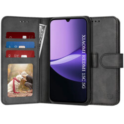 Husa 360 Xiaomi Redmi 15C 5G Techsuit Diary Book, negru