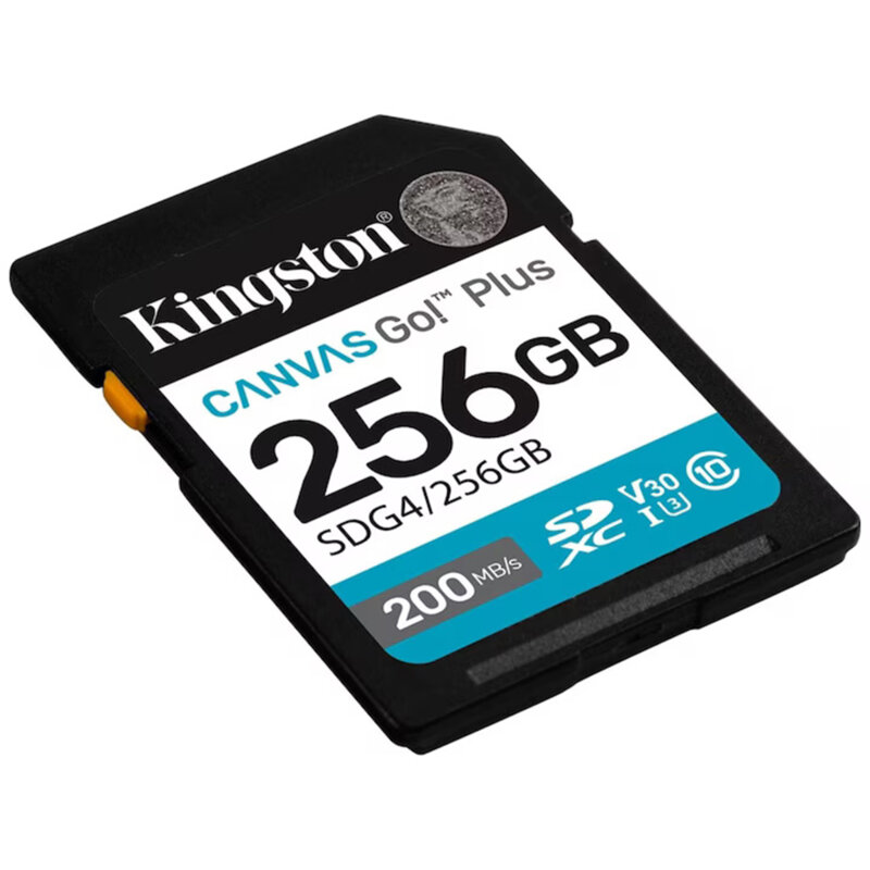 Memorie SDXC 256GB, Kingston Canvas Go Plus, SDG4/256GB