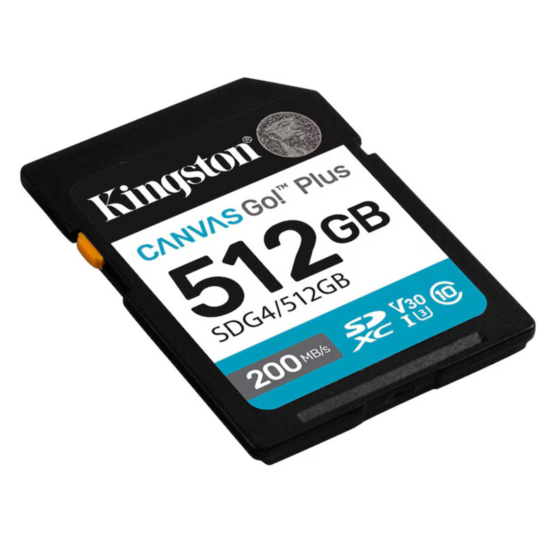 Card de memorie SDXC 512GB, Kingston Canvas Go Plus, SDG4/512GB