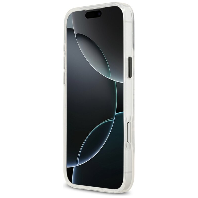 Husa iPhone 17 Pro Karl Lagerfeld IML MagSafe, Crossbody Karl Head, KLHMP17LHGCHGKBT