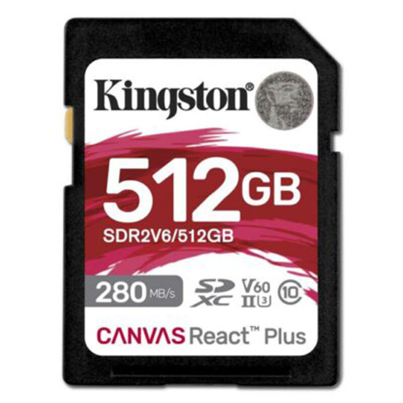 Card memorie 512GB Kingston Canvas React Plus, SDR2V6/512GB