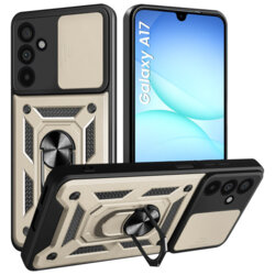 Husa Samsung Galaxy A17 5G protectie camera Techsuit CamShield Series, auriu