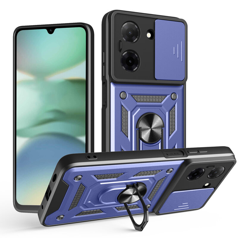 Husa Xiaomi Redmi A5 4G (Standard) protectie camera Techsuit CamShield Series, albastru