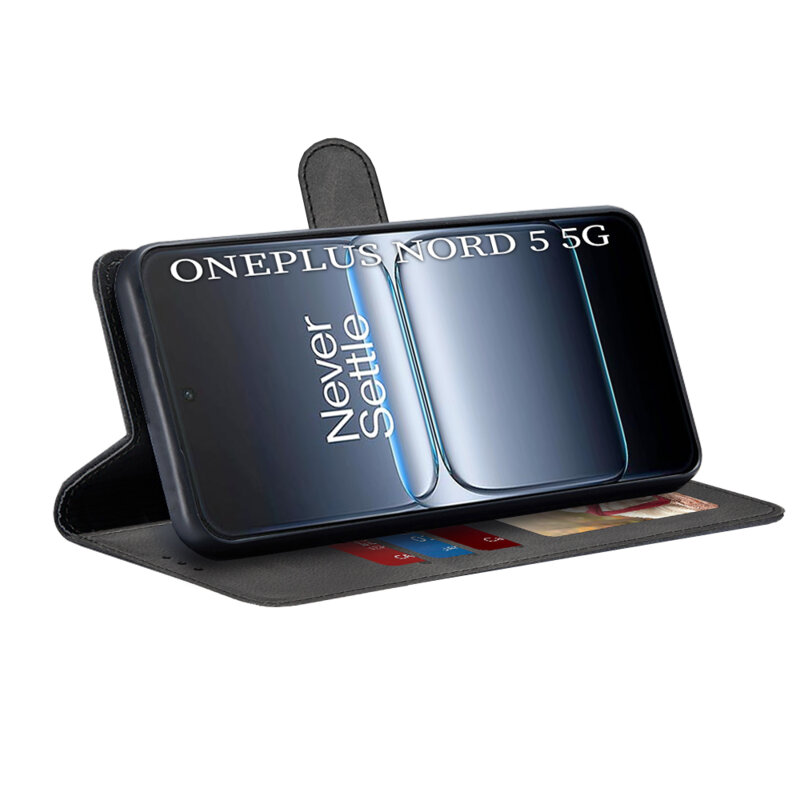 Husa 360 OnePlus Nord 5 Techsuit Diary Book, negru