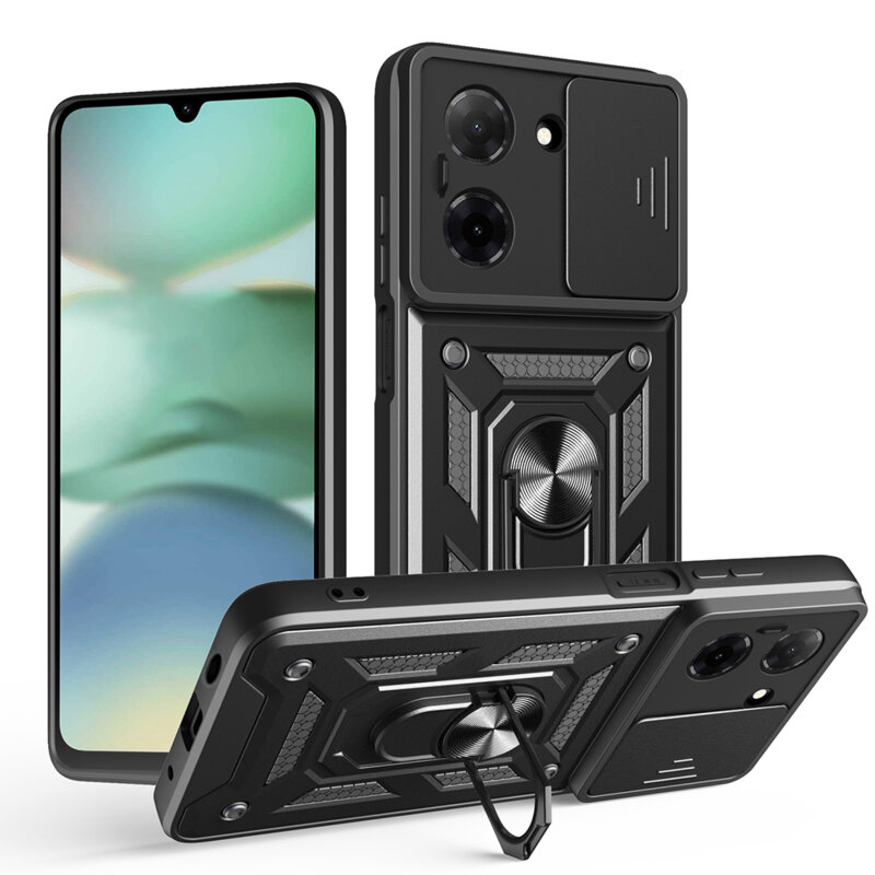 Husa Xiaomi Redmi A5 4G (Regional) protectie camera Techsuit CamShield Series, negru