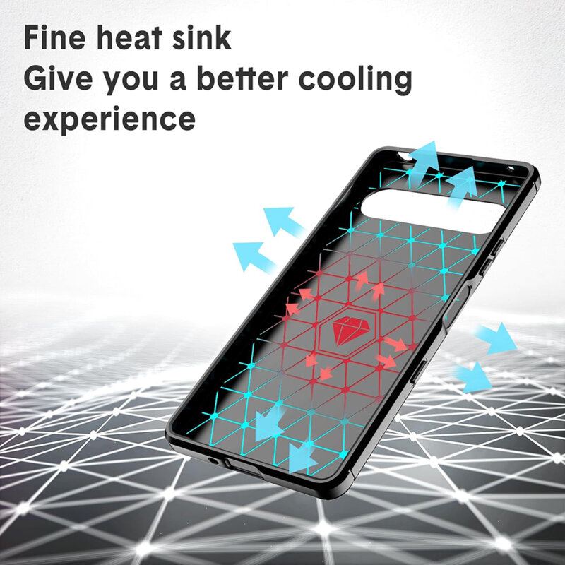 Husa Sony Xperia 10 VII Techsuit Carbon Silicone, negru