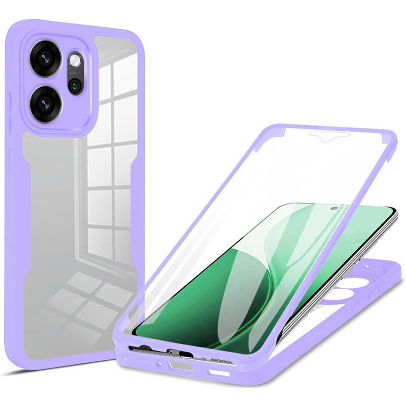 Husa 360° Oppo Reno14 F Techsuit ColorVerse, mov