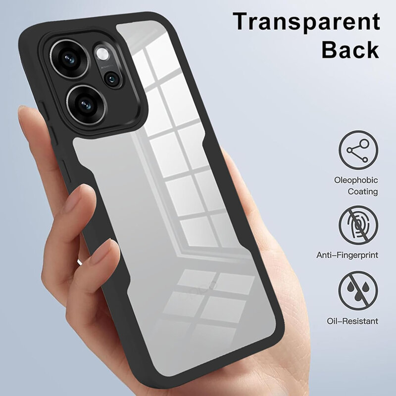 Husa 360° Oppo Reno14 FS 5G Techsuit ColorVerse, negru