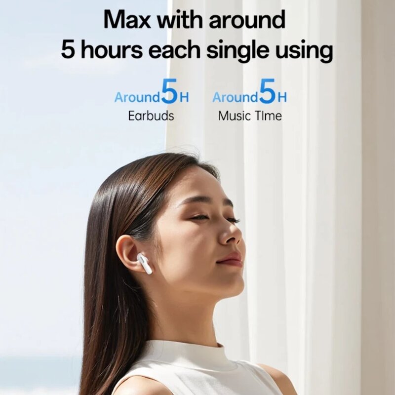 Casti Bluetooth Noise Cancelling, touch Yesido TWS34, 320mAh, alb