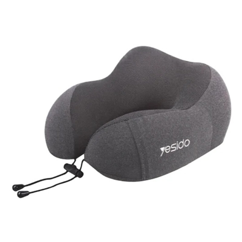 Perna pentru gat, spuma cu memorie, ergonomica, Yesido MG17, gri