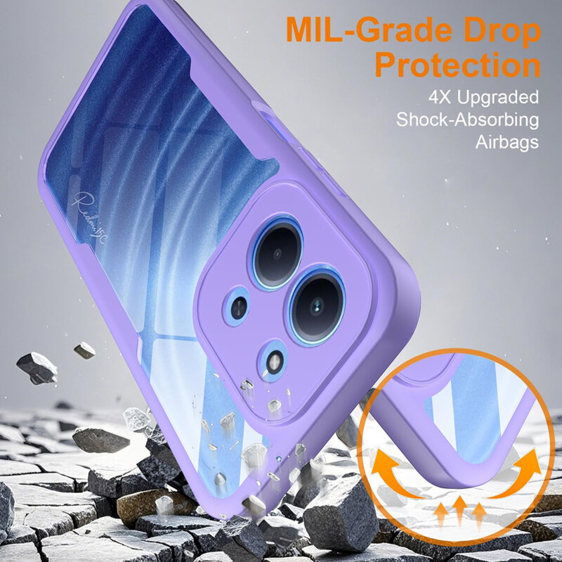 Husa 360° Xiaomi Redmi 15C 5G Techsuit ColorVerse, mov