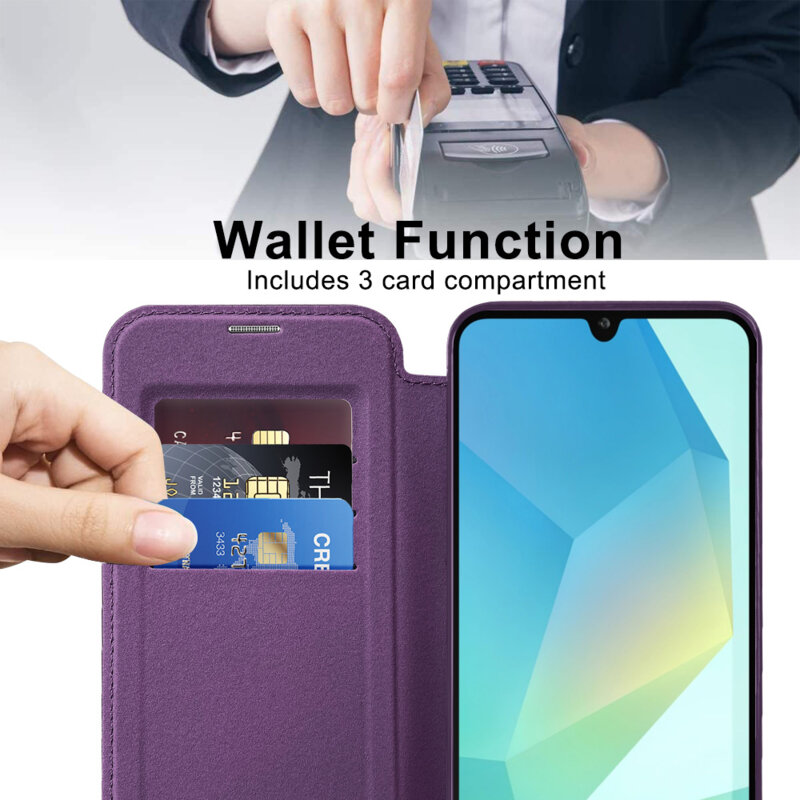 Husa Samsung Galaxy A17 5G Techsuit SmartMag Book Case, mov