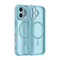 Husa iPhone 16 Techsuit HaloFrost II MagSafe, verde menta